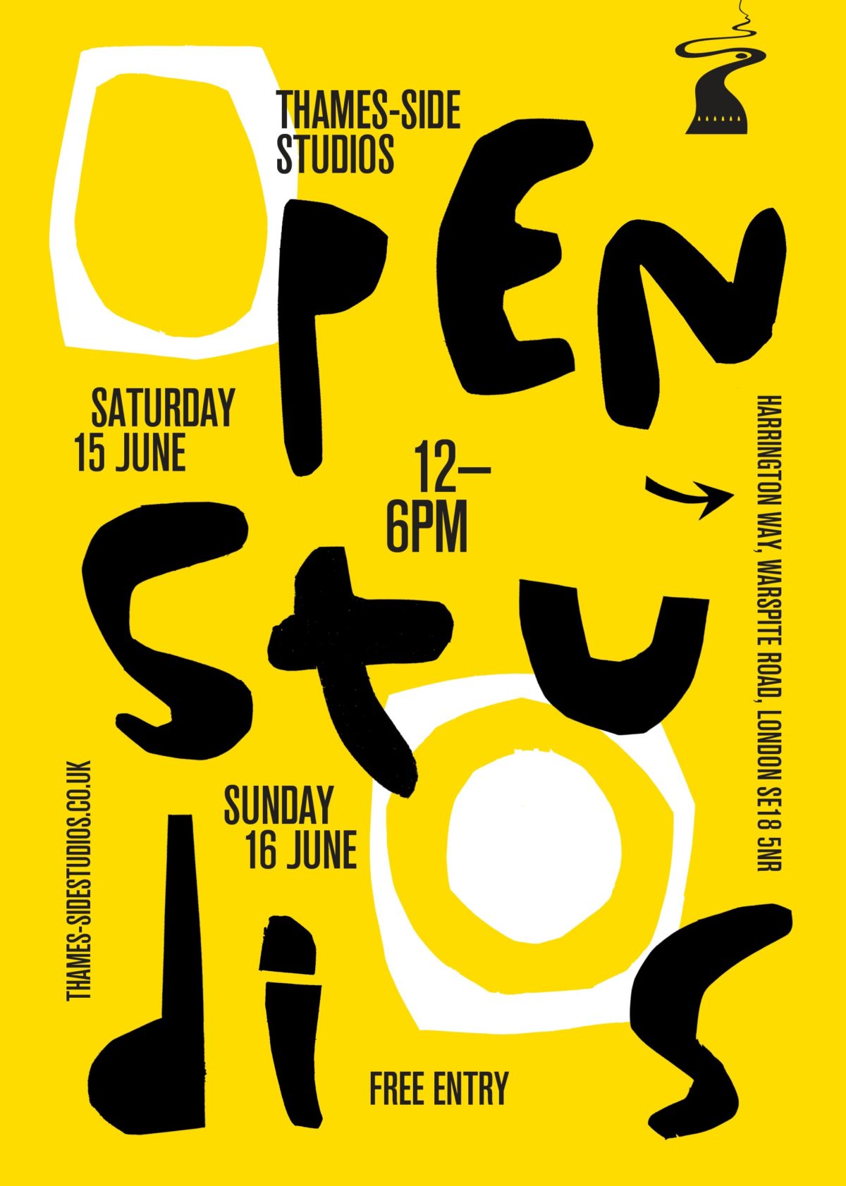 Open Studios flyer front